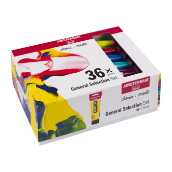 Amsterdam : Standart Akrilik Boya Seti : General Selection : 36 Renk x 20 ml
