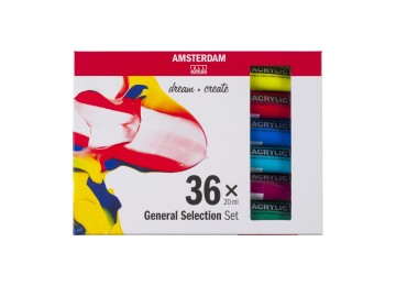 Amsterdam : Standart Akrilik Boya Seti : General Selection : 36 Renk x 20 ml