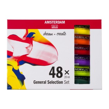 Amsterdam : Standart Akrilik Boya Seti : General Selection : 48 Renk x 20 ml