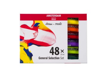 Amsterdam : Standart Akrilik Boya Seti : General Selection : 48 Renk x 20 ml