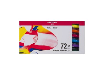 Amsterdam : Standart Akrilik Boya Seti : General Selection : 72 Renk x 20 ml