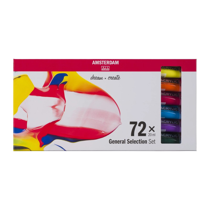 Amsterdam : Standart Akrilik Boya Seti : General Selection : 72 Renk x 20 ml