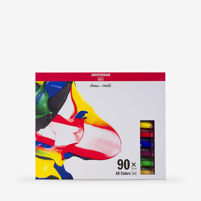 Amsterdam : Standart Akrilik Boya Seti : All Colors Set : 90 Renk x 20 ml