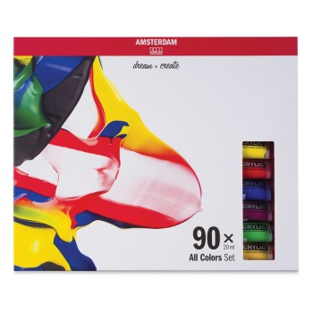 Amsterdam : Standart Akrilik Boya Seti : All Colors Set : 90 Renk x 20 ml