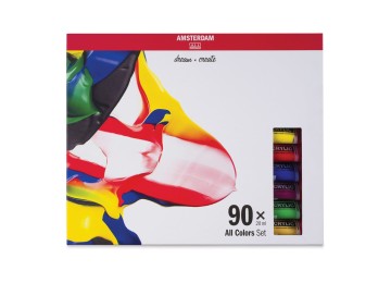 Amsterdam : Standart Akrilik Boya Seti : All Colors Set : 90 Renk x 20 ml