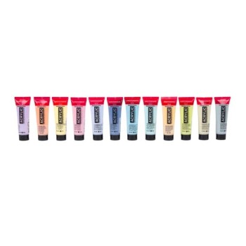 Amsterdam : Standart Akrilik Boya Seti : Pastel Set : 12 Renk x 20 ml