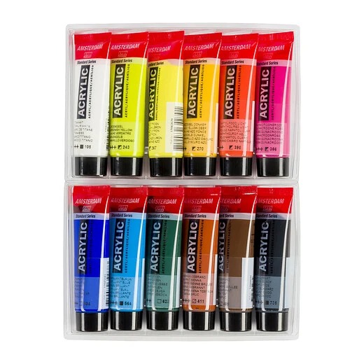 Amsterdam : Standart Akrilik Boya Seti : Landscape Set : 12 Renk x 20 ml