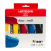 Amsterdam : Standart Akrilik Boya Seti : Primary Set : 5 Renk x 120 ml