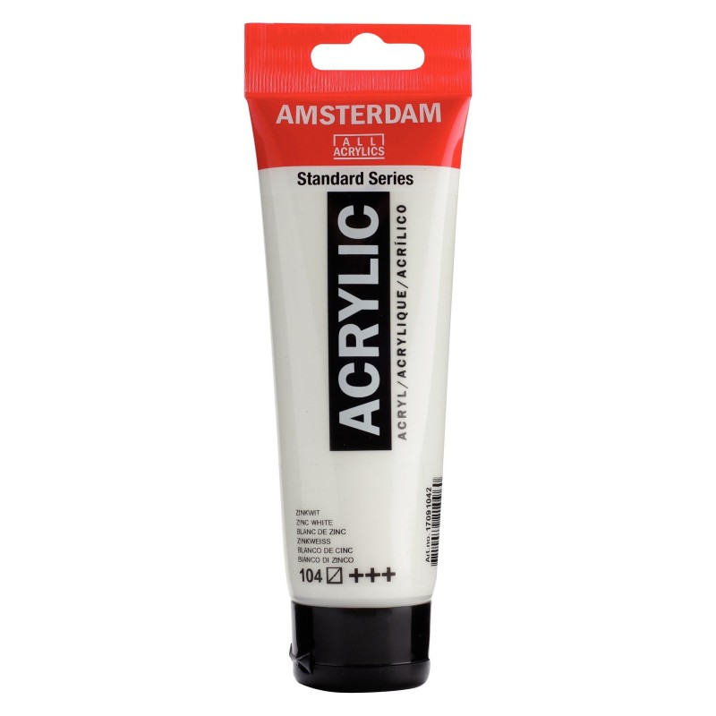 Amsterdam : Standart Akrilik Boya : 120 ml : Zinc White