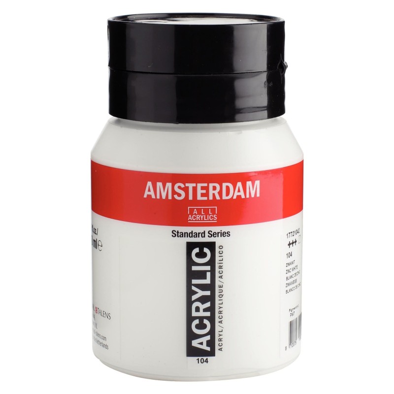 Amsterdam : Standart Akrilik Boya : 500 ml : Zinc White