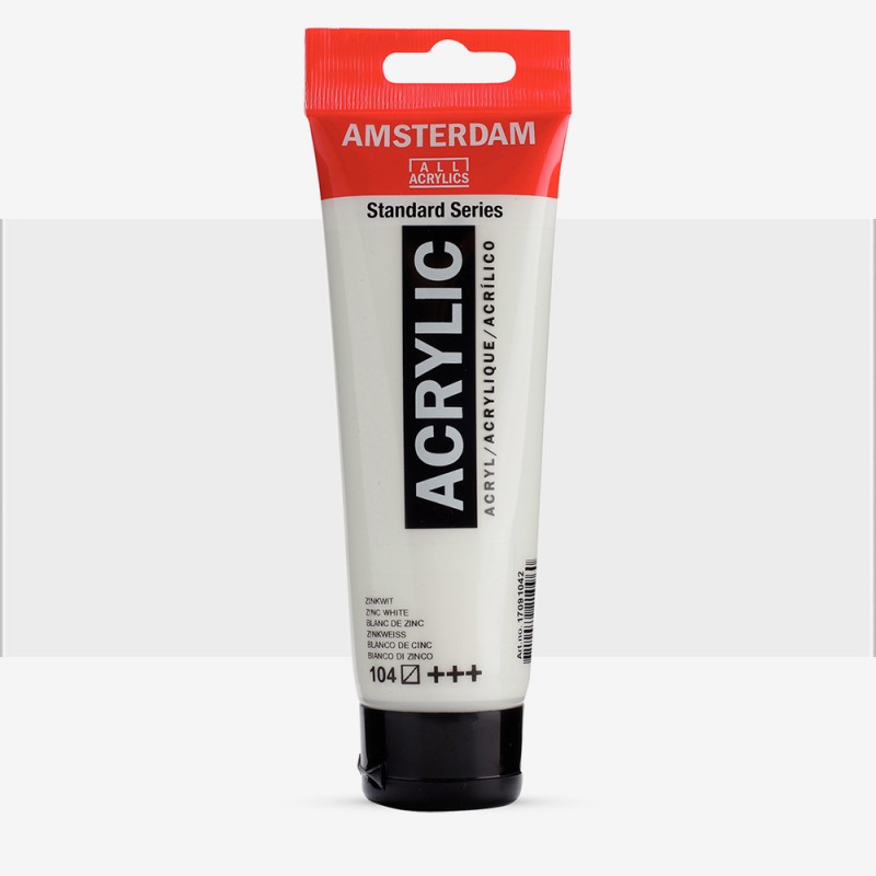 Amsterdam : Standart Akrilik Boya : 120 ml : Zinc White