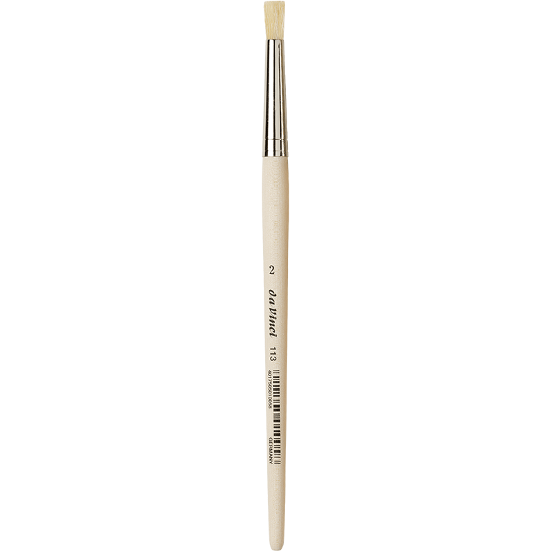 Da Vinci : Silindir Uçlu Stencil Şablon Fırçası : Seri 113 : No.2