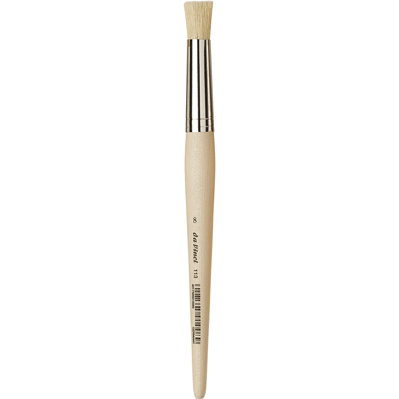 Da Vinci : Silindir Uçlu Stencil Şablon Fırçası : Seri 113 : No.10