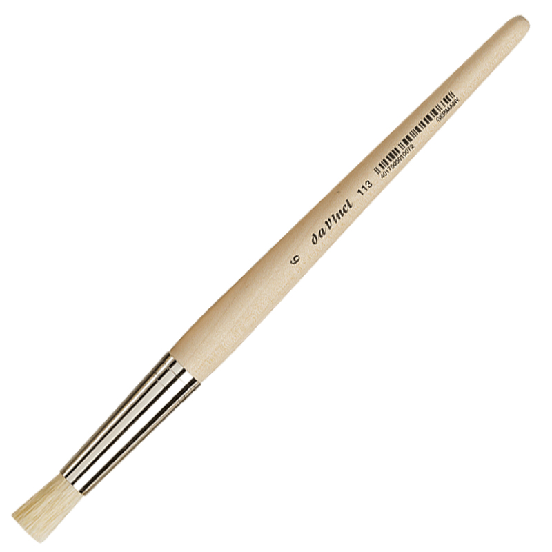 Da Vinci : Silindir Uçlu Stencil Şablon Fırçası : Seri 113 : No.6