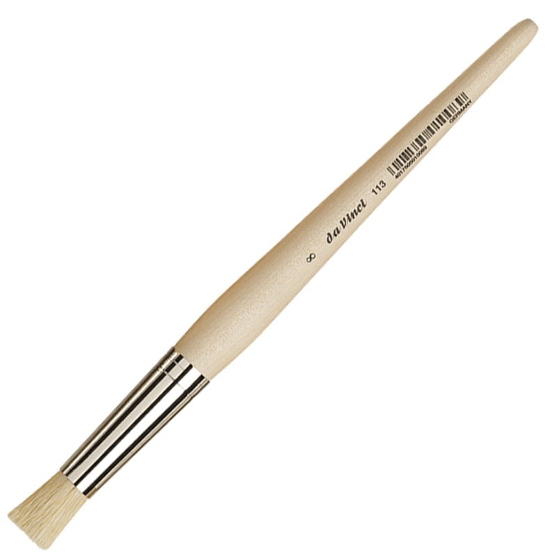 Da Vinci : Silindir Uçlu Stencil Şablon Fırçası : Seri 113
