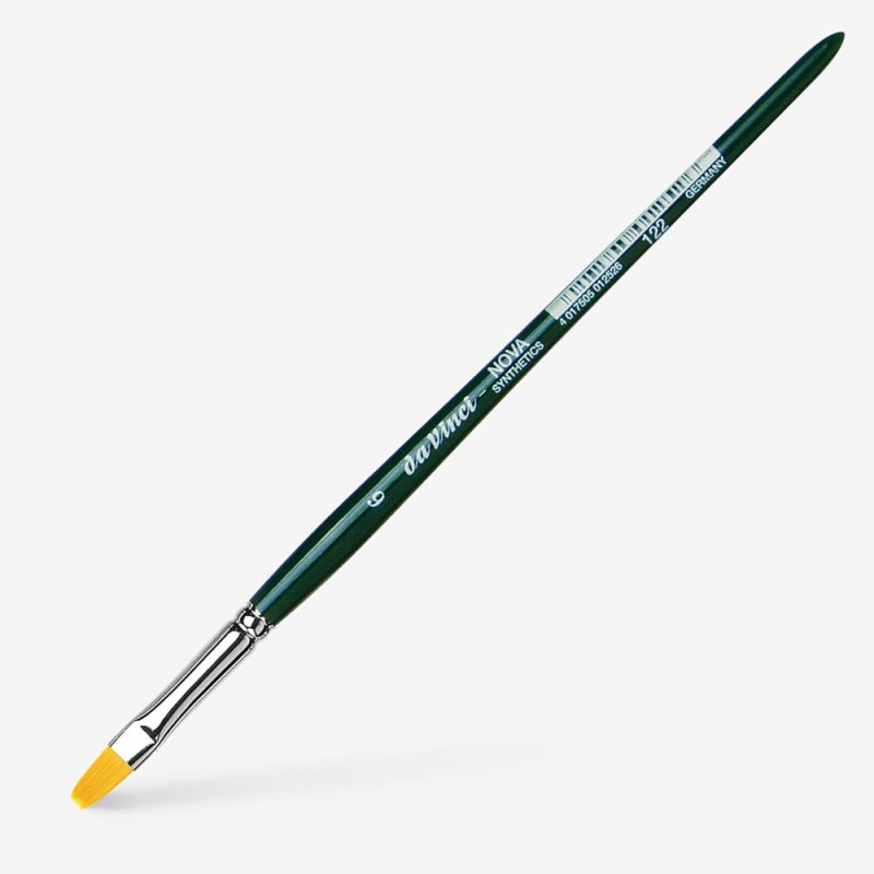 Da Vinci : Nova Sentetik : Düz Uçlu Fırça : Seri 122
