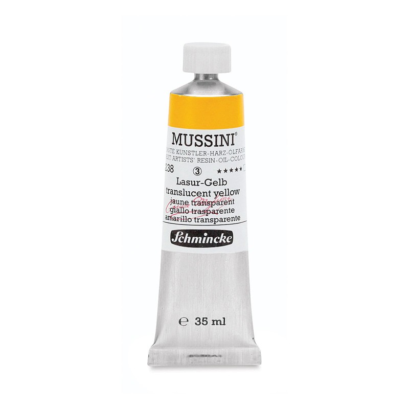Schmincke : Mussini Yağlı Boya : 35 ml : Translucent Yellow