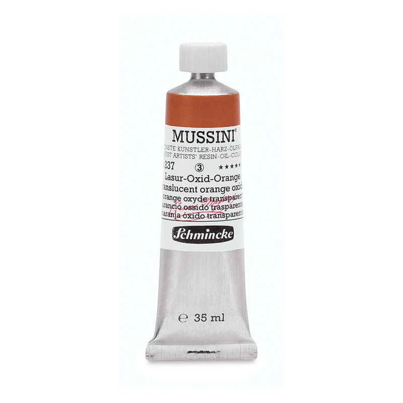 Schmincke : Mussini Yağlı Boya : 35 ml : Translucent Orange Oxide
