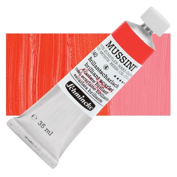 Schmincke : Mussini Yağlı Boya : 35 ml : Brilliant Scarlet