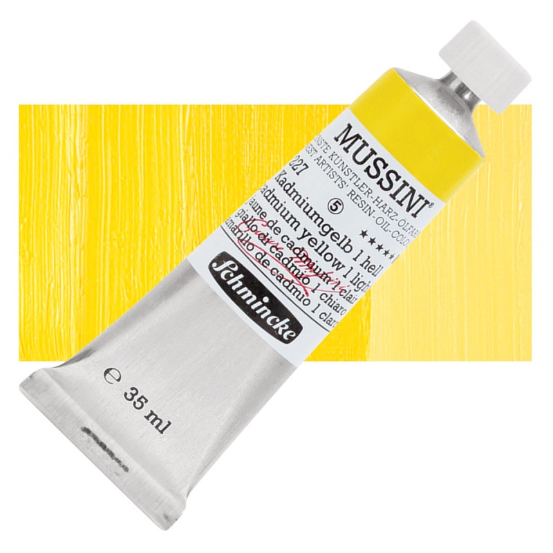 Schmincke : Mussini Yağlı Boya : 35 ml : Cadmium Yellow 1 Light
