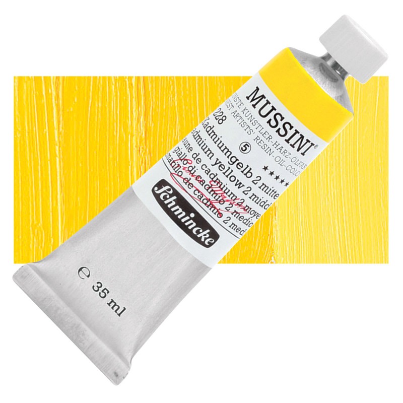 Schmincke : Mussini Yağlı Boya : 35 ml : Cadmium Yellow 2 Middle