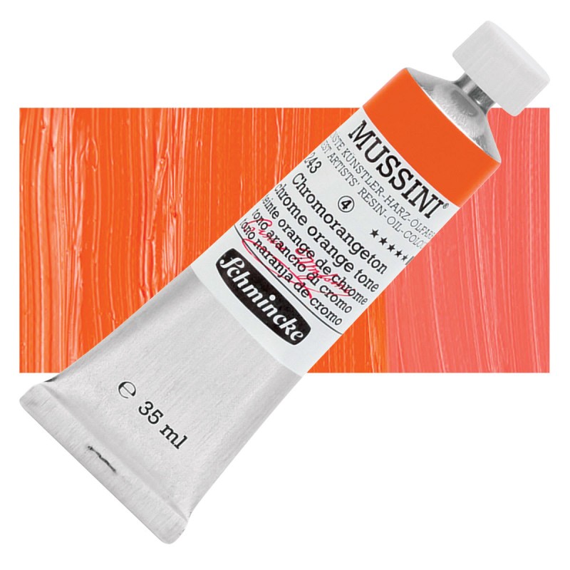 Schmincke : Mussini Yağlı Boya : 35 ml : Chrome Orange Hue