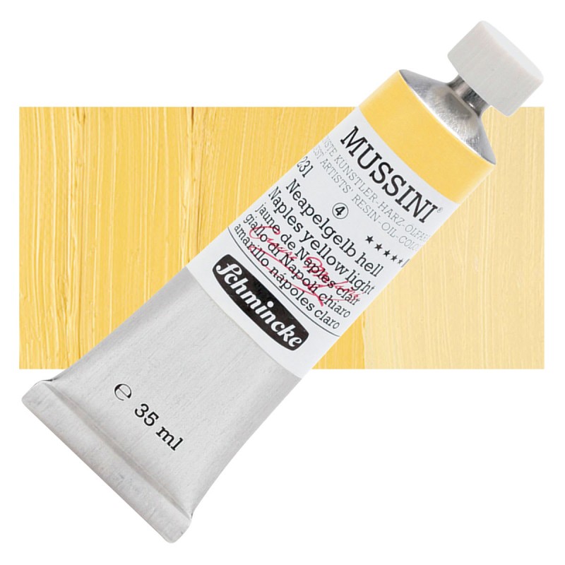 Schmincke : Mussini Yağlı Boya : 35 ml : Naples Yellow Light