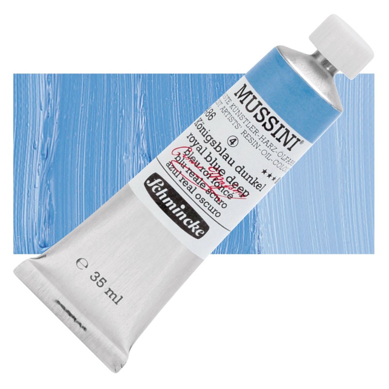 Schmincke : Mussini Yağlı Boya : 35 ml : Royal Blue Deep
