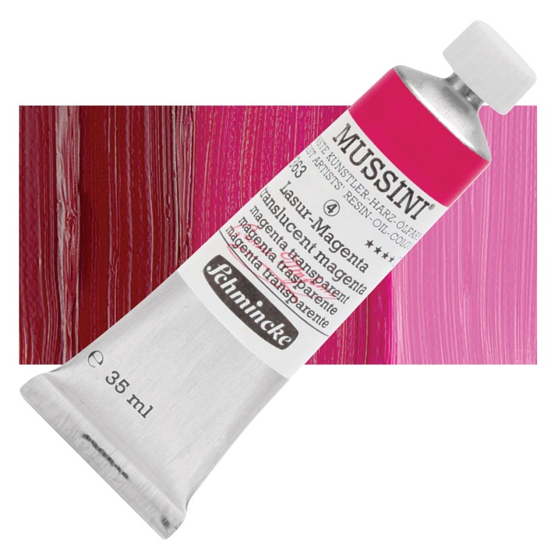 Schmincke : Mussini Yağlı Boya : 35 ml : Translucent Magenta