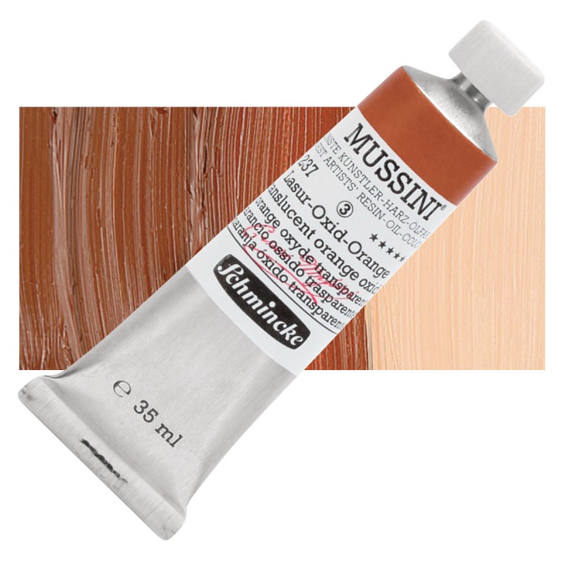 Schmincke : Mussini Yağlı Boya : 35 ml : Translucent Orange Oxide