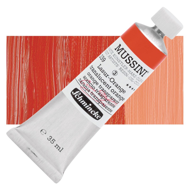 Schmincke : Mussini Yağlı Boya : 35 ml : Translucent Orange