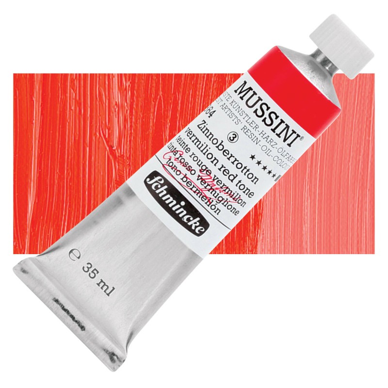 Schmincke : Mussini Yağlı Boya : 35 ml : Vermilion Red Hue