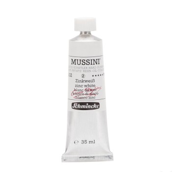 Schmincke : Mussini Yağlı Boya : 35 ml : Zinc White