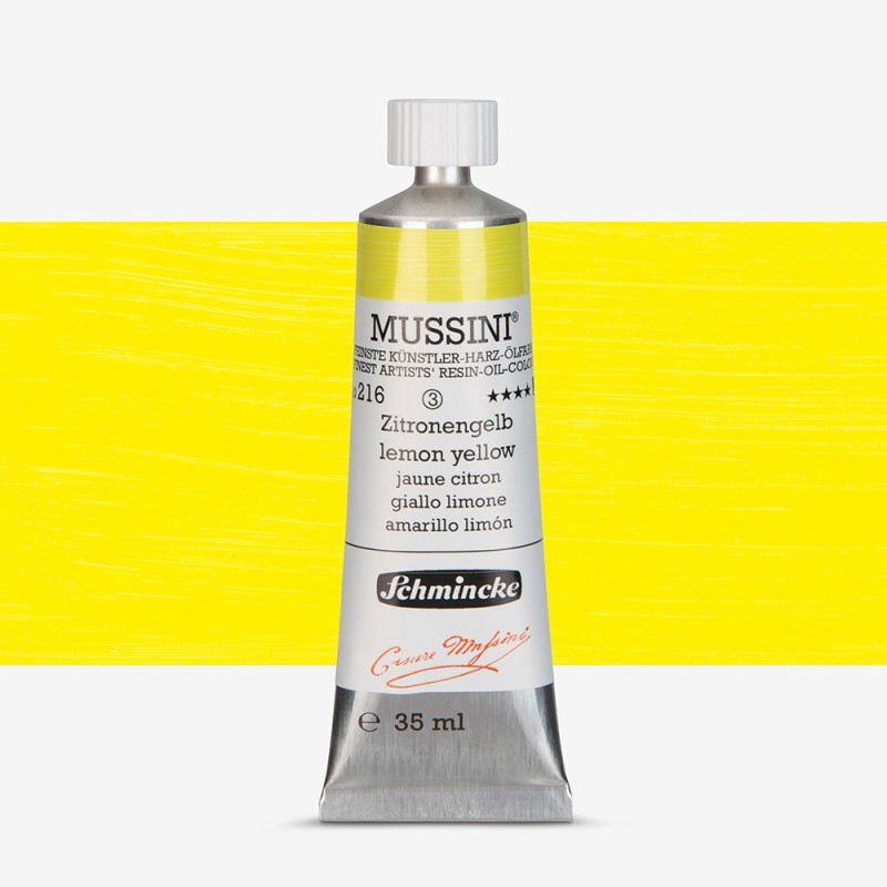 Schmincke : Mussini Yağlı Boya : 35 ml : Lemon Yellow