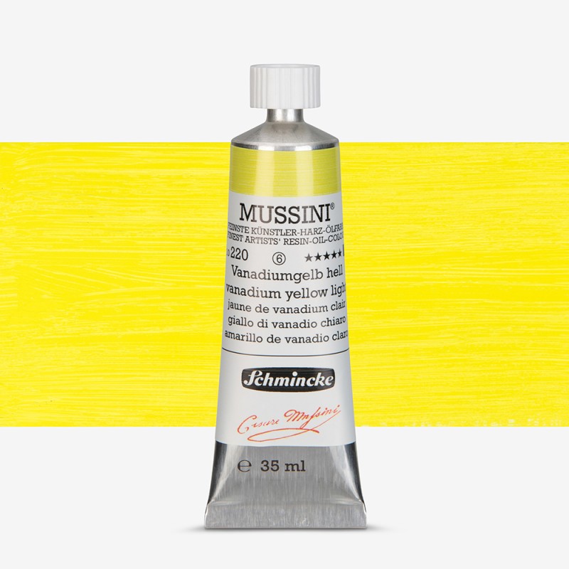 Schmincke : Mussini Yağlı Boya : 35 ml : Vanadium Yellow Light