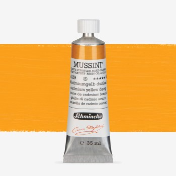 Schmincke : Mussini Yağlı Boya : 35 ml : Cadmium Yellow 3 Deep