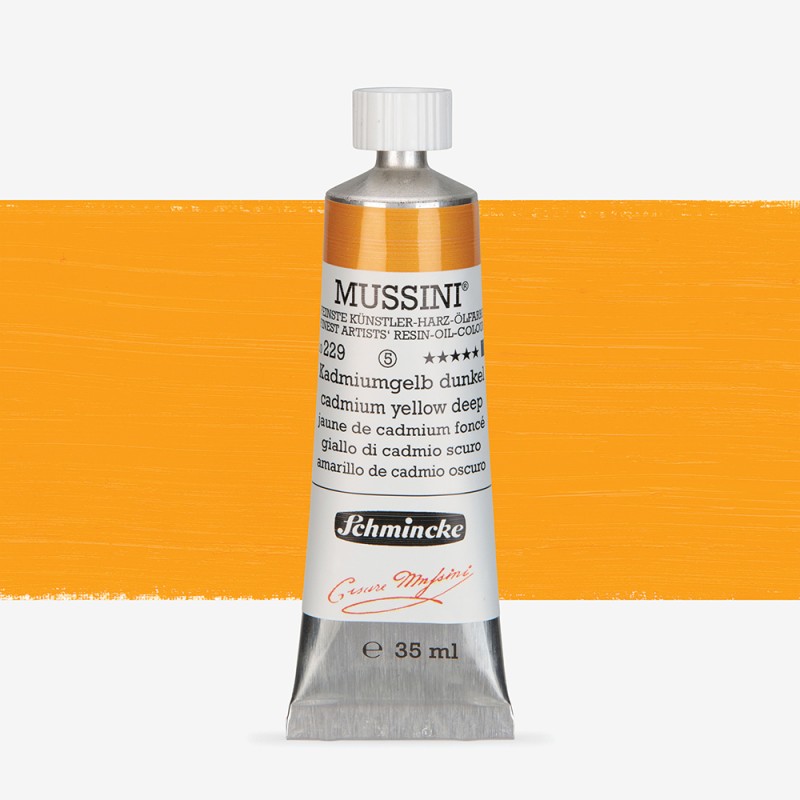 Schmincke : Mussini Yağlı Boya : 35 ml : Cadmium Yellow 3 Deep