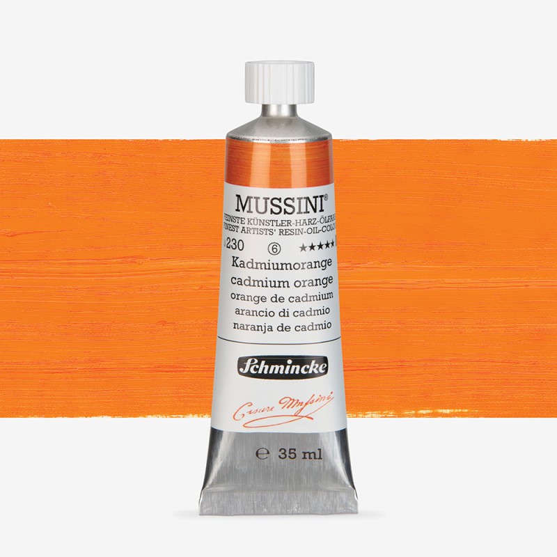 Schmincke : Mussini Yağlı Boya : 35 ml : Cadmium Orange