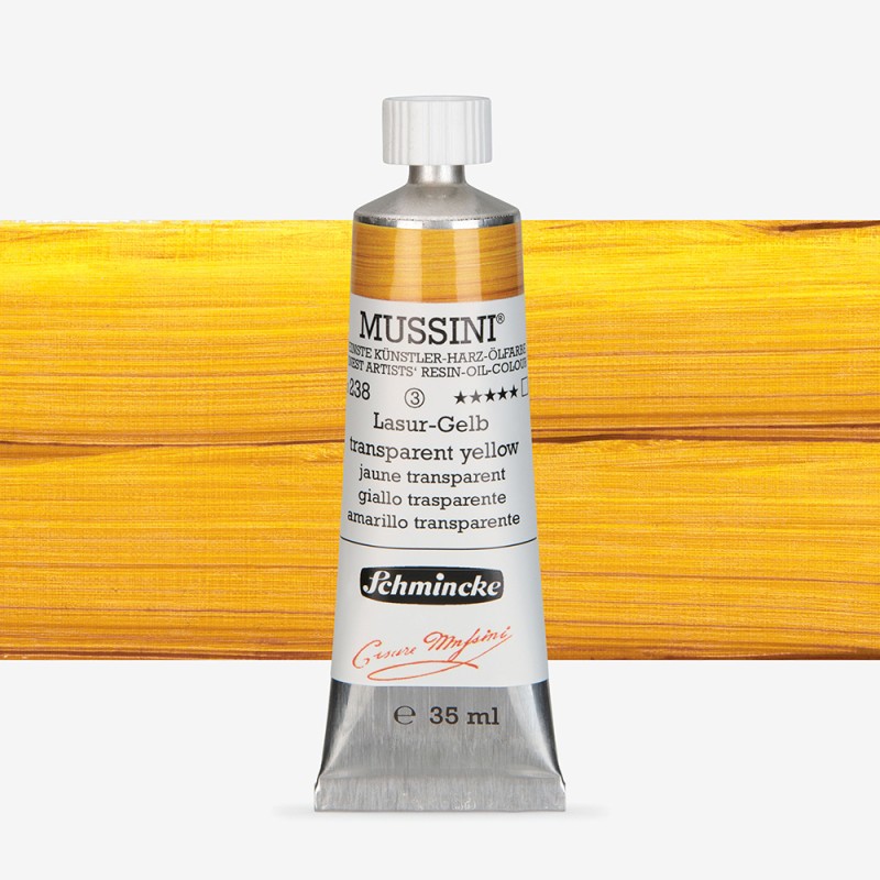 Schmincke : Mussini Yağlı Boya : 35 ml : Translucent Yellow