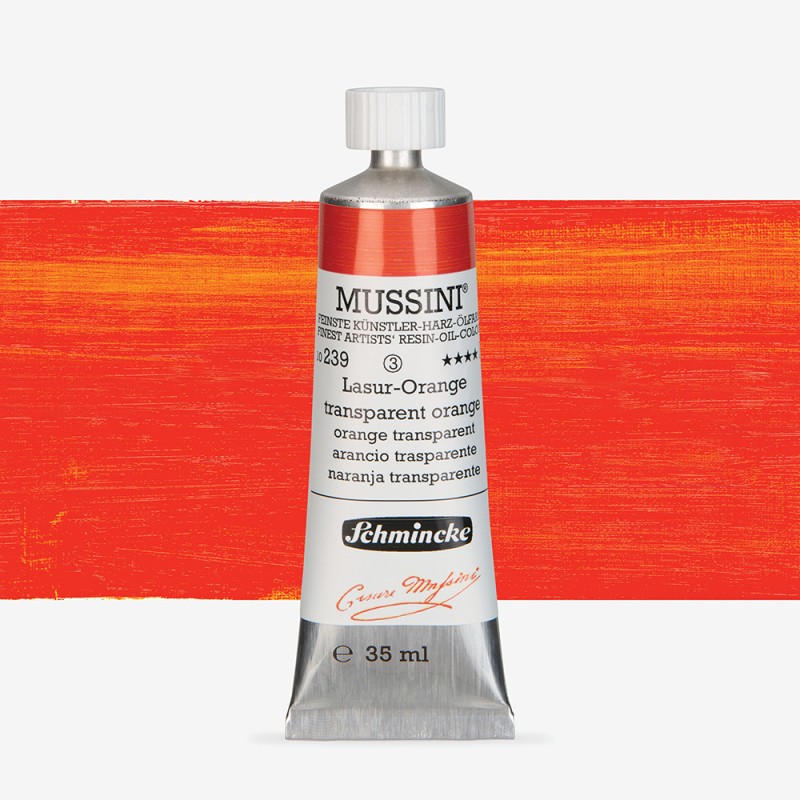 Schmincke : Mussini Yağlı Boya : 35 ml : Translucent Orange