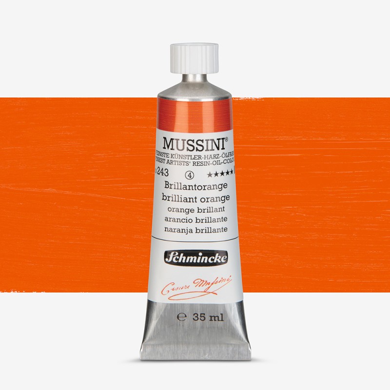Schmincke : Mussini Yağlı Boya : 35 ml : Chrome Orange Hue