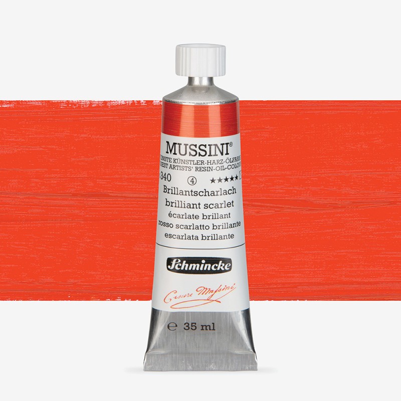 Schmincke : Mussini Yağlı Boya : 35 ml : Brilliant Scarlet