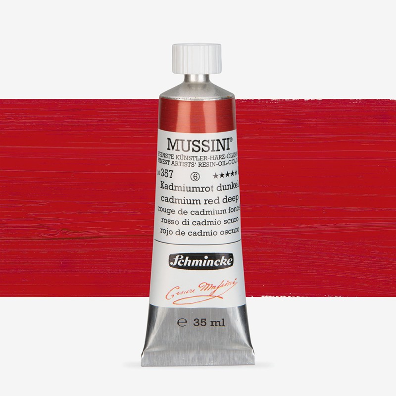 Schmincke : Mussini Yağlı Boya : 35ml : Cadmium Red Deep