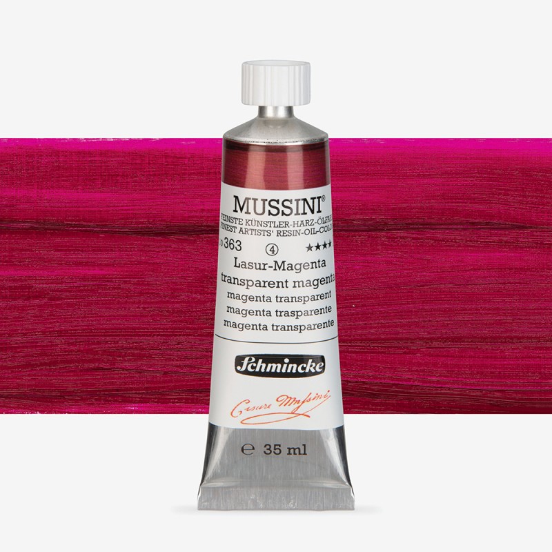 Schmincke : Mussini Yağlı Boya : 35 ml : Translucent Magenta