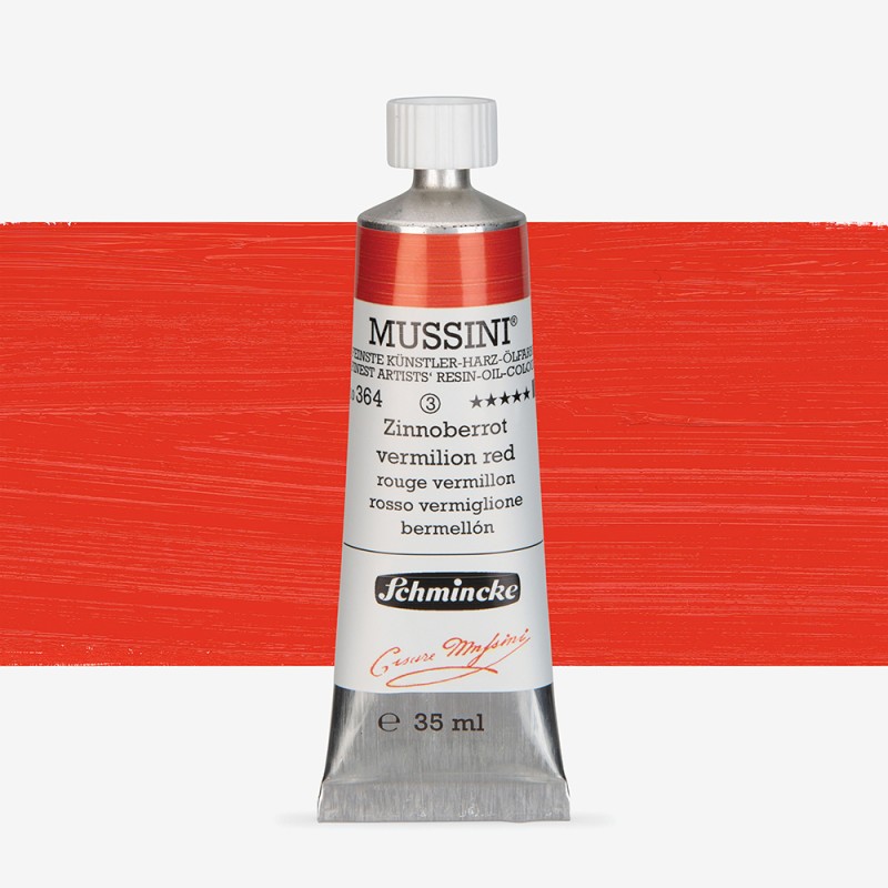 Schmincke : Mussini Yağlı Boya : 35 ml : Vermilion Red Hue