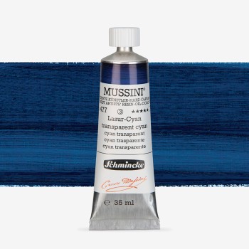 Schmincke : Mussini Yağlı Boya : 35 ml : Translucent Cyan