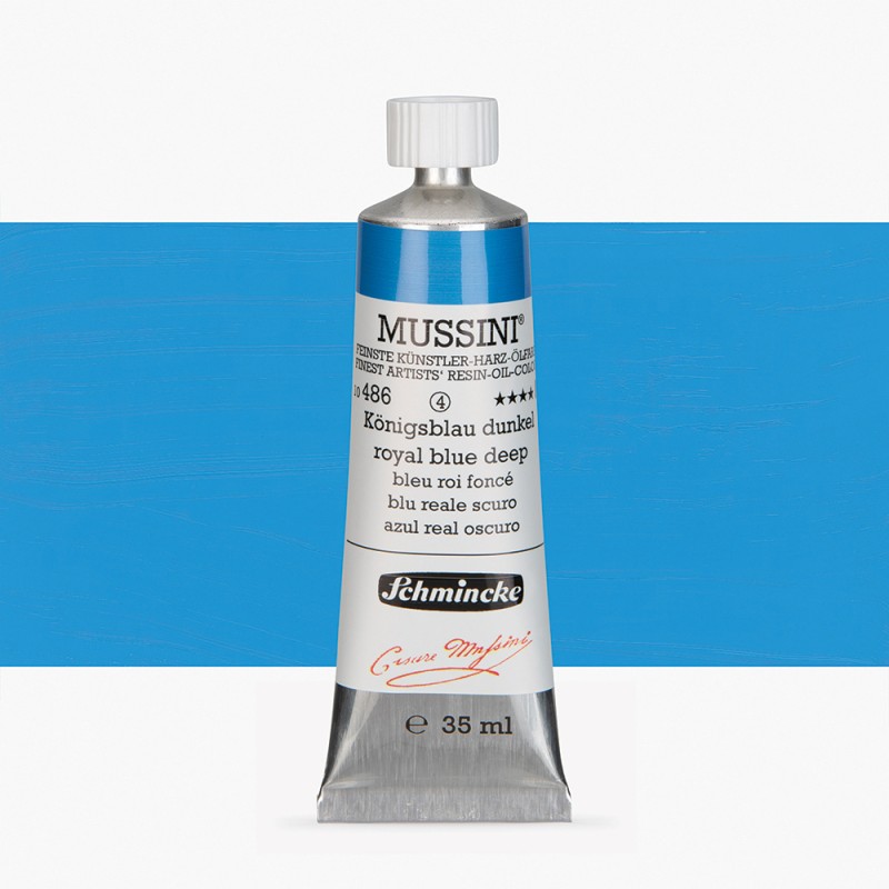 Schmincke : Mussini Yağlı Boya : 35 ml : Royal Blue Deep