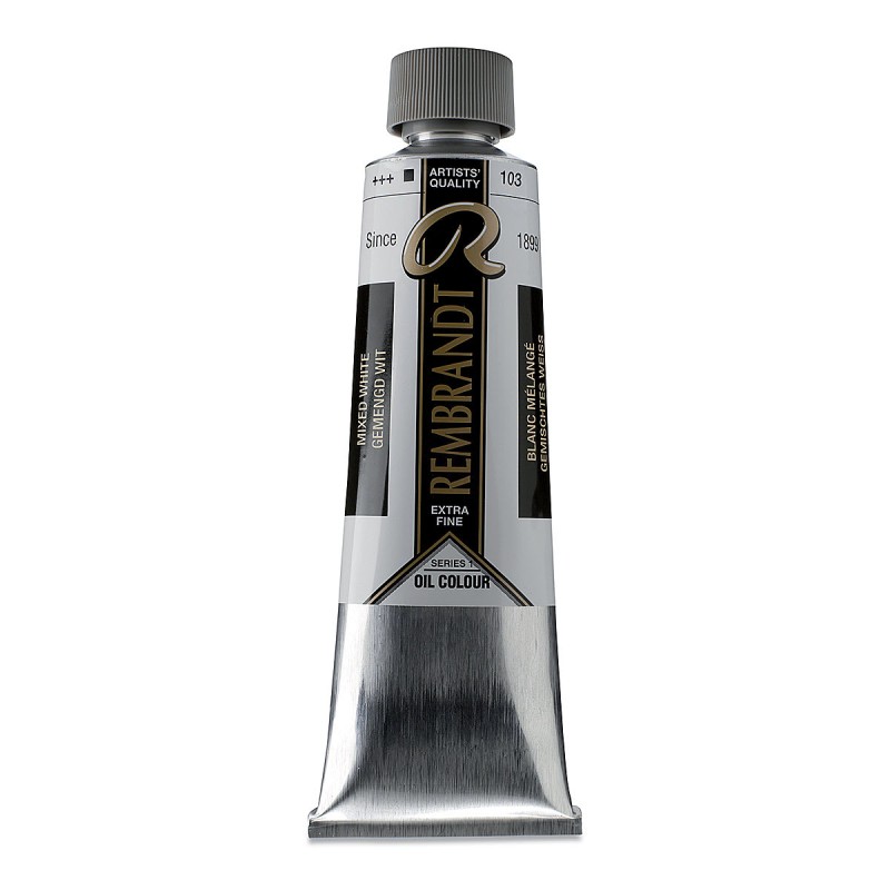 Rembrandt : Yağlı Boya : 150 ml : Mixed White (Safflower Oil)