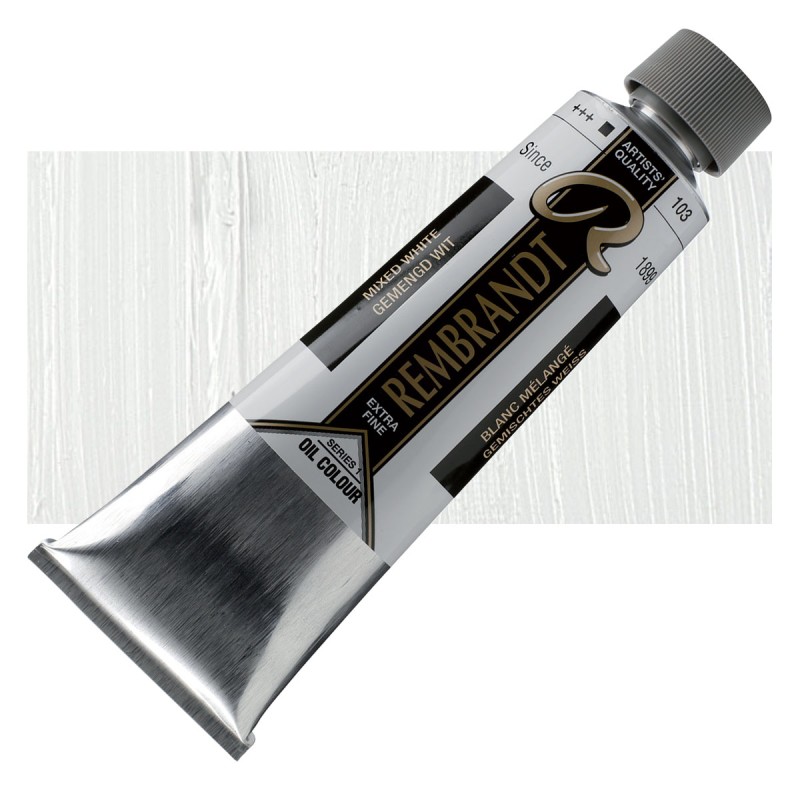 Rembrandt : Yağlı Boya : 150 ml : Mixed White (Safflower Oil)