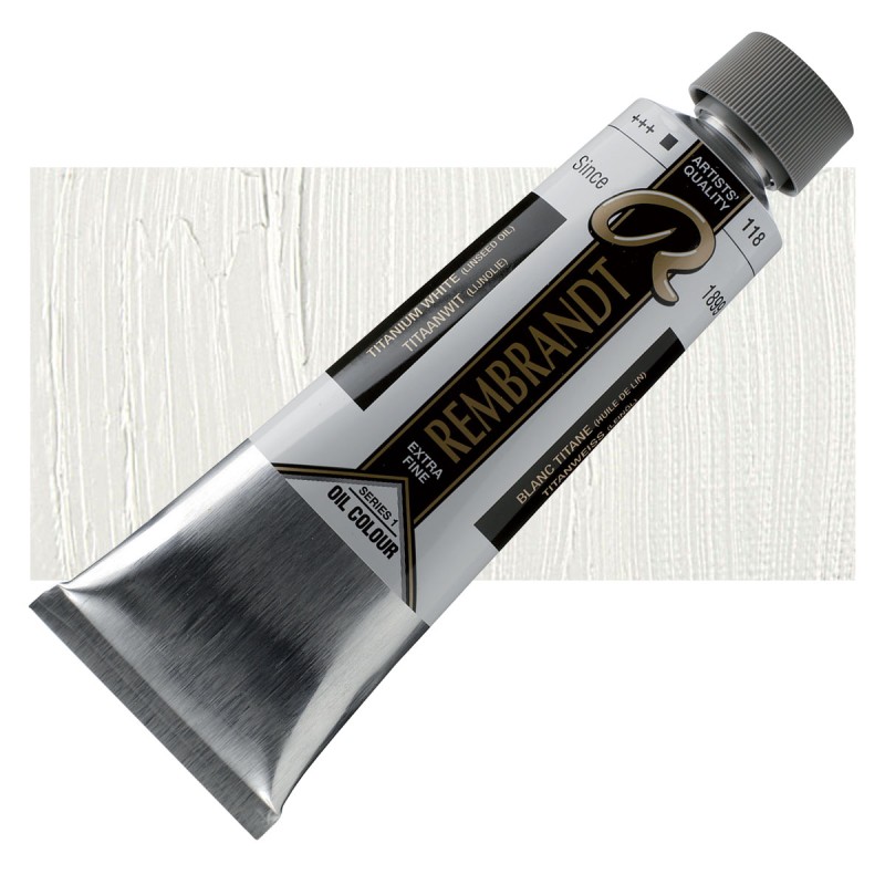 Rembrandt : Yağlı Boya : 150 ml : Titanium White (Linseed Oil)